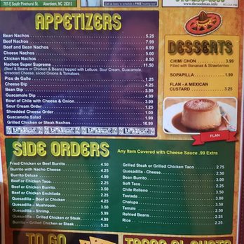 Casa Mexicana 2 - menu and prices - Mexican Near Me - Southern Pines, North Carolina Casa Mexicana 2 - menu and prices - Mexican Near Me - Southern Pines, North Carolina