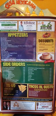 Menu photo 6 Casa Mexicana 2 Southern Pines, NC Menu photo 6 Casa Mexicana 2 Southern Pines, NC