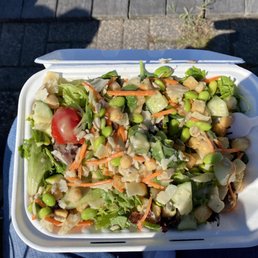 Amazing salad right by the waterfront Amazing salad right by the waterfront