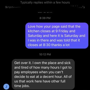 Jake's Station - Conversation between the owner and me - Sports Bars Near Me - Hancock, Iowa Jake's Station - Conversation between the owner and me - Sports Bars Near Me - Hancock, Iowa