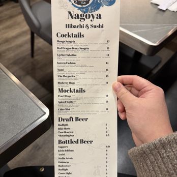Nagoya - Drinks - Steakhouses Near Me - Grand Rapids, Michigan