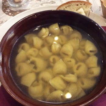 Osteria del Cappello - Tortellini in meat broth - Italian Near Me - Bologna, BO