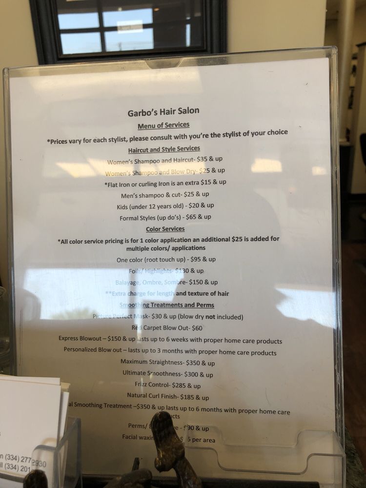 Garbo's Hair Salon Logo