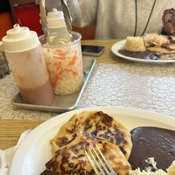 Guzman's Salvadoran Cuisine - The cabbage and carrots was a great addition