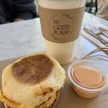 The Greenhouse - Ham, Smoked Gouda, and Egg Sandwich Chai Tea Latte - Ice Cream & Frozen Yogurt Near Me - Kohler, Wisconsin The Greenhouse - Ham, Smoked Gouda, and Egg Sandwich Chai Tea Latte - Ice Cream & Frozen Yogurt Near Me - Kohler, Wisconsin