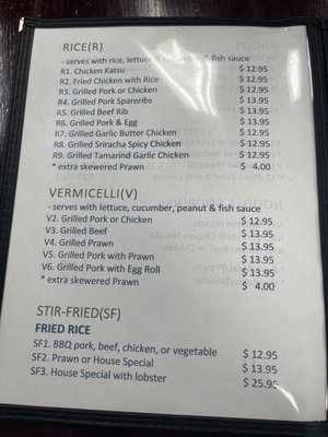 Menu photo 8 Pho-Time Auburn, WA