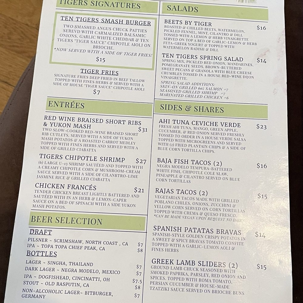 Ten Tigers - Cocktail Bars Near Me - Ventura, California Ten Tigers - Cocktail Bars Near Me - Ventura, California