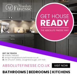 Absolute Finesse Ltd - Get house ready with Absolute Finesse Ltd - Bathrooms, Bedrooms, Kitchens and all aspects of building works