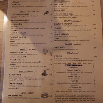 Kulinarya - menu - Filipino Near Me - Vancouver, British Columbia Kulinarya - menu - Filipino Near Me - Vancouver, British Columbia