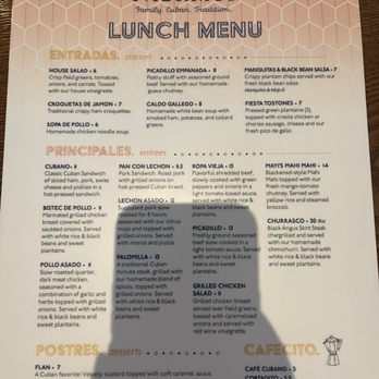Padrino’s Cuban Restaurant - Lunch Menu - Cuban Near Me - Dania Beach, Florida Padrino’s Cuban Restaurant - Lunch Menu - Cuban Near Me - Dania Beach, Florida