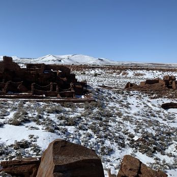 Wupatki National Monument - Wupatki Pueblo (at the visitors center) with snow! - Landmarks & Historical Buildings Near Me - Flagstaff, Arizona Wupatki National Monument - Wupatki Pueblo (at the visitors center) with snow! - Landmarks & Historical Buildings Near Me - Flagstaff, Arizona