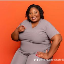 Orange Appeal Scrubs