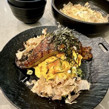 Cafe Kenkaku - Dinner for 2 Unagi Don Japanese Style Carbonara - Cafes Near Me - Richmond Hill, Ontario