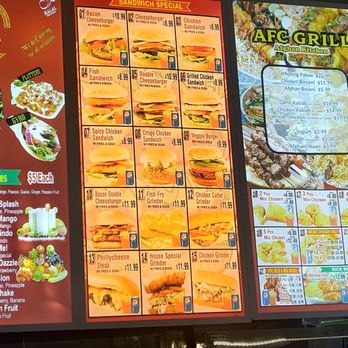 AFC Grill - Love this place for takeout. - Afghan Near Me - Springfield, Massachusetts