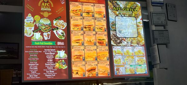 Menu photo 4 AFC Grill Springfield, MA