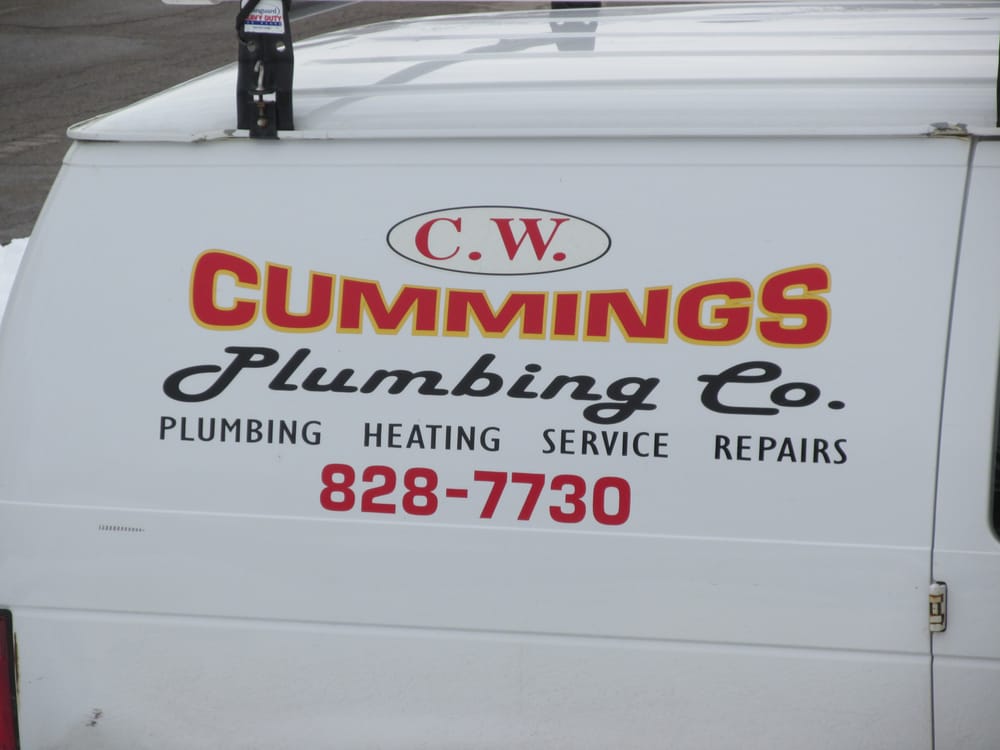 Slide of CW Cummings Plumbing