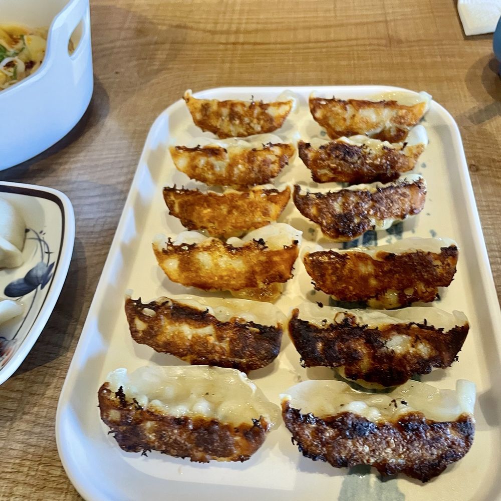 Must Be Dumpling - Pan-Fried Meat Pot Sticker (Pork- perfect crisp, not burnt or acrid at all) - Chinese Near Me - Pacifica, California Must Be Dumpling - Pan-Fried Meat Pot Sticker (Pork- perfect crisp, not burnt or acrid at all) - Chinese Near Me - Pacifica, California