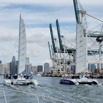 Palm Breeze Charters - Island Breeze and Palm Breeze entering goverment cut Miami Beach - Boating Near Me - Boca Raton, Florida