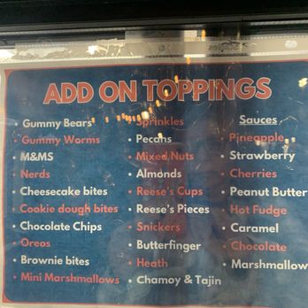 Handel's Homemade Ice Cream - Toppings - Ice Cream & Frozen Yogurt Near Me - Glendora, California