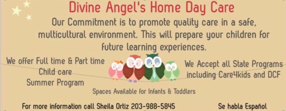 Divine angel’s Home Day Care - childcare center in New Haven, CT