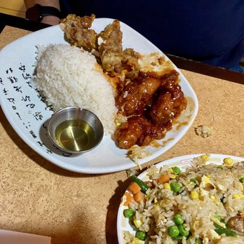 Minami Teriyaki - Sweet & Sour chicken and Almond Chicken after my husband ate most of it. - Japanese Near Me - Longview, Washington Minami Teriyaki - Sweet & Sour chicken and Almond Chicken after my husband ate most of it. - Japanese Near Me - Longview, Washington