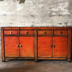 Sunnyside Trading Co - Lacquered Antique Cabinet