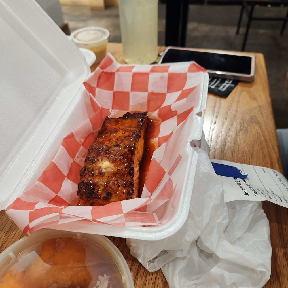 City Kitch - Bangkok Chili Glazed Blackened Salmon - Shared Office Spaces Near Me - Charlotte, North Carolina