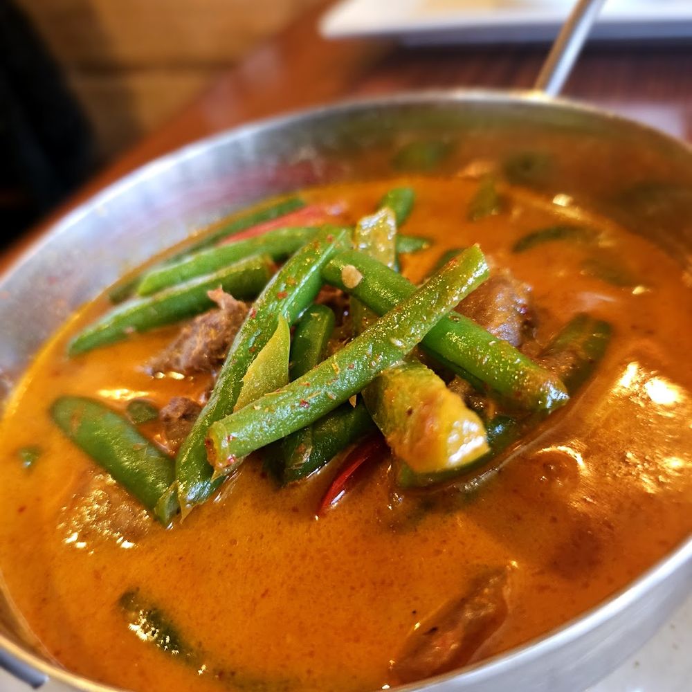 Lunch special- Beef Penang. Alright. A bit too many bell peppers Lunch special- Beef Penang. Alright. A bit too many bell peppers