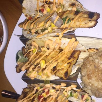 Big Woods Bloomington - Pulled pork nachos and mahi mahi fish tacos - Breweries Near Me - Bloomington, Indiana