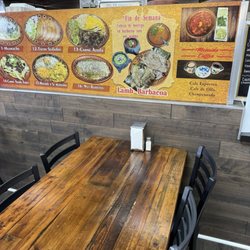 Mi Casa Mexican Food - Part of menu, Weekend only Barbacoa - made with Lamb traditional style