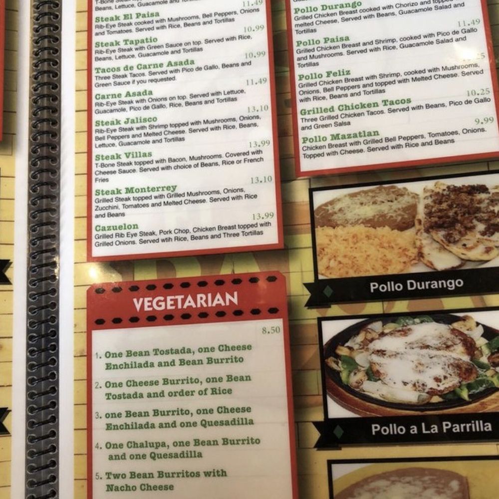 Menu Menu