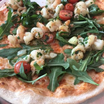Mio - Pizza mit Black Tiger Garnelen!!!  lecker - Cafes Near Me - Westerland - Sylt, SH