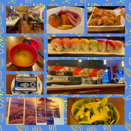 Montage of images from Kuriya Japanese Kitchen