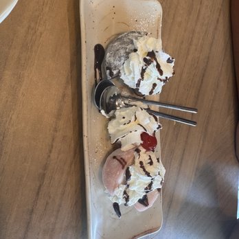 Osaka House - Mochi Ice cream. Strawberry & Chocolate - Ramen Near Me - Rialto, California Osaka House - Mochi Ice cream. Strawberry & Chocolate - Ramen Near Me - Rialto, California