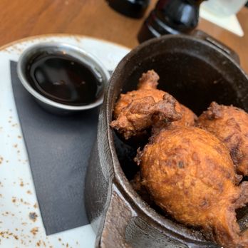 Hotel Covington - Seasonal Sweet Potato Fritters with maple dip - Hotels Near Me - Covington, Kentucky