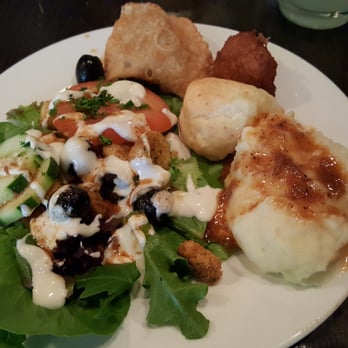 Vila Brazil - Irving - Salad bar with potatoes, meat empanada, cheese bread, fried cauliflower. Yummm - Brazilian Near Me - Irving, Texas Vila Brazil - Irving - Salad bar with potatoes, meat empanada, cheese bread, fried cauliflower. Yummm - Brazilian Near Me - Irving, Texas