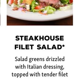 Steakhouse Filet Salad* Steakhouse Filet Salad*