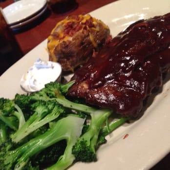 Jasper's - Half rack ribs, broccoli and loaded baked potato was great - American Near Me - Upper Marlboro, Maryland
