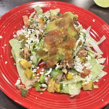 Las Palapas - Half avocado stuffed with chicken and veggies. - Mexican Near Me - San Antonio, Texas