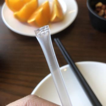 Warehouse Buffet - This straw straight up came like this...thought it was a good laugh. - Buffets Near Me - Foster City, California Warehouse Buffet - This straw straight up came like this...thought it was a good laugh. - Buffets Near Me - Foster City, California