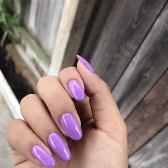Redondo 7 Nails - Lavender Gel Mani done by Raymond - Nail Salons Near Me - Long Beach, California