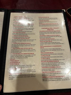 Menu photo 2 Victor's Grill Churrasqueria Springfield, VA