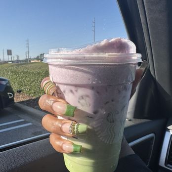 Starbucks - Iced Lavender Cream Matcha - Coffee & Tea Near Me - Birmingham, Alabama Starbucks - Iced Lavender Cream Matcha - Coffee & Tea Near Me - Birmingham, Alabama