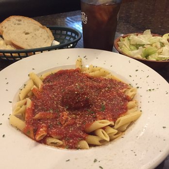 Cassese's MVR - Penne with meatball comes with a salad and fresh Italian bread. - Italian Near Me - Youngstown, Ohio