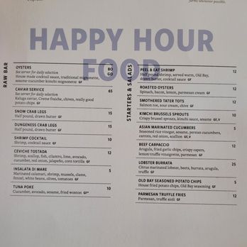 Taverna Oceana - Happy Hour Menu - Seafood Near Me - Jacksonville, Florida Taverna Oceana - Happy Hour Menu - Seafood Near Me - Jacksonville, Florida