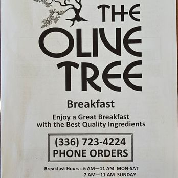The Olive Tree Deli - Breakfast menu - American Near Me - Winston Salem, North Carolina The Olive Tree Deli - Breakfast menu - American Near Me - Winston Salem, North Carolina