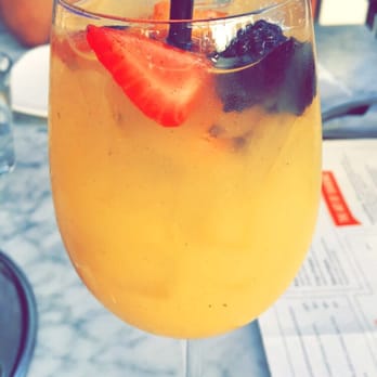 Trattoria by Italian Kitchen - Best white wine sangria i've ever had! Will definitely be back for more! - Italian Near Me - Burnaby, British Columbia