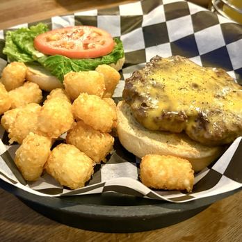 Ben's Restaurant & Bar - Cheeseburger with tater tots - American Near Me - Berlin Center, Ohio