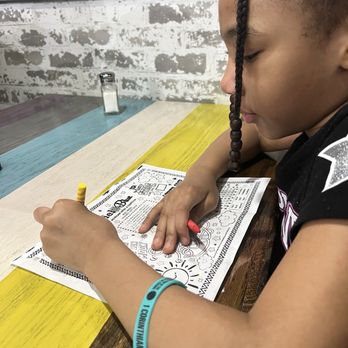 Cielo Blue - Coloring Activity/Menu - Mexican Near Me - Acworth, Georgia