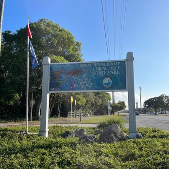John Pennekamp Coral Reef State Park - Road sign - Parks Near Me - Key Largo, Florida John Pennekamp Coral Reef State Park - Road sign - Parks Near Me - Key Largo, Florida